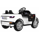 Elektrické autíčko Rapid Racer - nelakované - biele